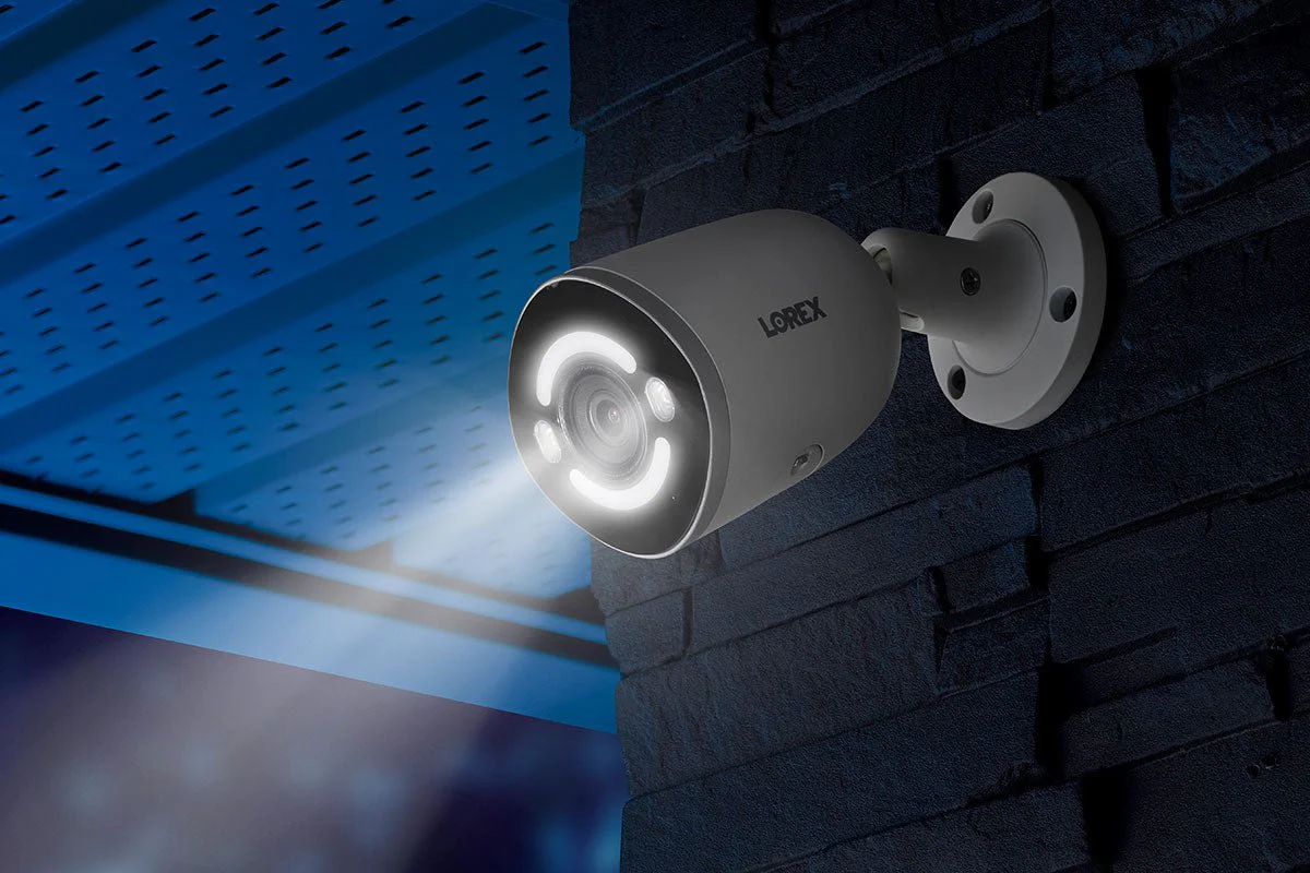 Lorex 4K Smart Security Lighting Deterrence Bullet AI PoE IP Wired Camera - Image 5