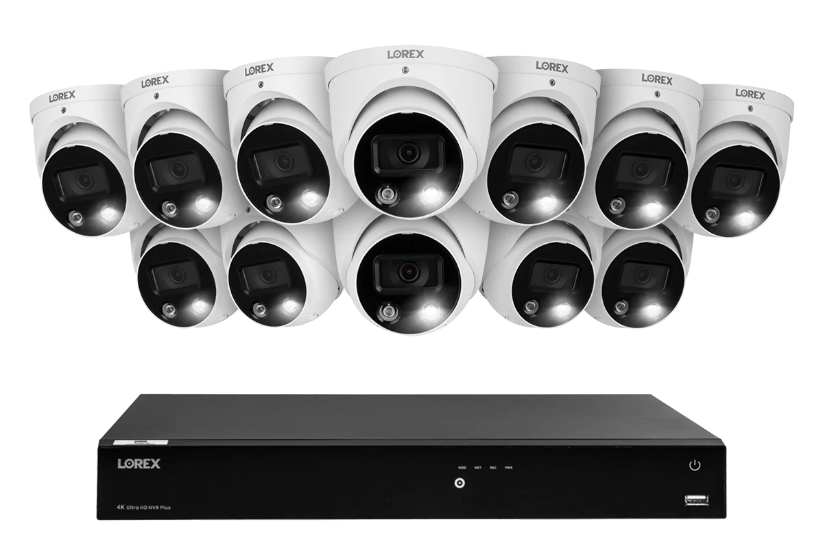 Lorex Fusion 4K 16-Channel 3TB NVR Wired System with IP Dome Cameras Featuring Smart Deterrence and 2-Way Audio - Image 11