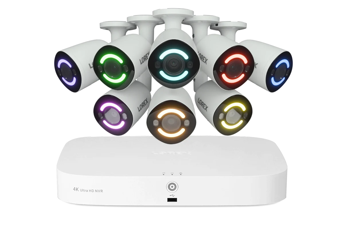 Lorex Fusion 4K 16-Channel 2TB Wired NVR System with 8 Smart Security Lighting Cameras - Image 7